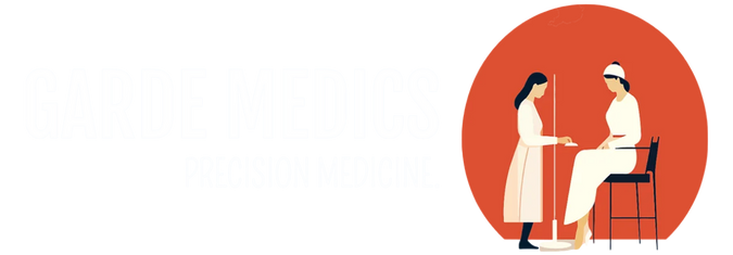 Clinic illustration of a healthcare professional attending a female patient, symbolizing care and precision medicine at Dr. Swapnil Garde Best Cardiologist in Bhopal.